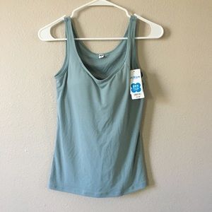 NWT Uniqlo Teal Bra Tank Top